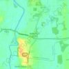 Mapa topográfico Newton on Trent, altitud, relieve