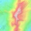 Mapa topográfico Piz Corvatsch, altitud, relieve
