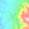 Mapa topográfico La Union, altitud, relieve
