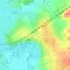 Mapa topográfico Sur les Vignes, altitud, relieve