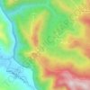 Mapa topográfico Ranga, altitud, relieve