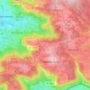 Mapa topográfico Lutzenberg, altitud, relieve
