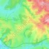 Mapa topográfico Les Espalus, altitud, relieve