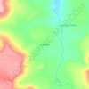 Mapa topográfico Boqueirão, altitud, relieve