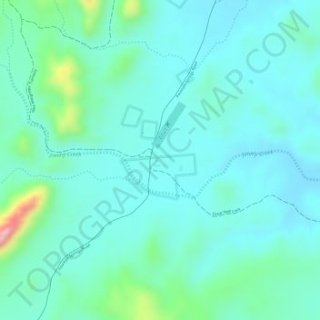 Mapa topográfico Ballara, altitud, relieve