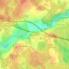 Mapa topográfico Введенское, altitud, relieve