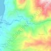 Mapa topográfico Calabawan, altitud, relieve