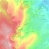 Mapa topográfico Les Guillots, altitud, relieve