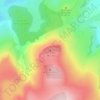 Mapa topográfico Le Perche, altitud, relieve