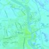 Mapa topográfico Ong Yiu, altitud, relieve