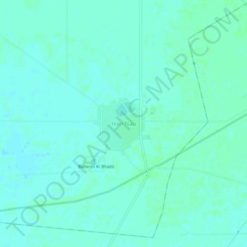 Mapa topográfico Hari Nau, altitud, relieve