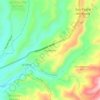 Mapa topográfico Paja Blanca, altitud, relieve