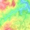Mapa topográfico Astariz, altitud, relieve