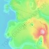 Mapa topográfico Nemrut Dağı, altitud, relieve
