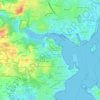 Mapa topográfico Quelisoy, altitud, relieve