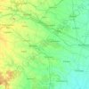 Mapa topográfico Bānkurā, altitud, relieve