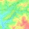 Mapa topográfico Croastiben, altitud, relieve