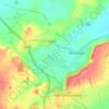 Mapa topográfico Meare Green, altitud, relieve
