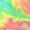 Mapa topográfico Neuclausnitz, altitud, relieve