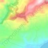 Mapa topográfico Büyük Husun, altitud, relieve