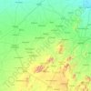 Mapa topográfico Jhunjhunūn, altitud, relieve