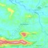 Mapa topográfico Kakkayangad, altitud, relieve