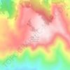 Mapa topográfico Kelly Creek Mountain, altitud, relieve