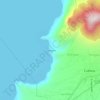 Mapa topográfico Lumampao, altitud, relieve