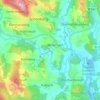 Mapa topográfico Mitternachmühle, altitud, relieve