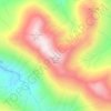 Mapa topográfico Sgúrr nan Eugallt, altitud, relieve