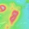 Mapa topográfico Puy de Jumes, altitud, relieve