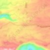 Mapa topográfico Patrocinio, altitud, relieve