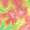 Mapa topográfico Hermesgrün, altitud, relieve