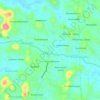 Mapa topográfico Mangattivayal, altitud, relieve