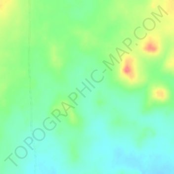 Mapa topográfico Bendleby, altitud, relieve