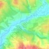 Mapa topográfico Le Limouzin, altitud, relieve