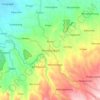 Mapa topográfico Wonotunggal, altitud, relieve