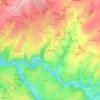 Mapa topográfico Le Grand Drablet, altitud, relieve