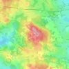 Mapa topográfico Chateauvieux, altitud, relieve