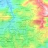 Mapa topográfico Aurora Hill North Central, altitud, relieve