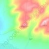 Mapa topográfico Yeldeğirmeni, altitud, relieve