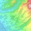 Mapa topográfico Le Tuf, altitud, relieve