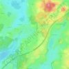 Mapa topográfico Gebrazhofen, altitud, relieve