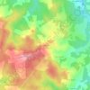 Mapa topográfico Chez Papette, altitud, relieve