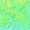 Mapa topográfico Arguelles, altitud, relieve