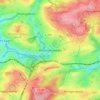 Mapa topográfico Wemmetsweiler, altitud, relieve