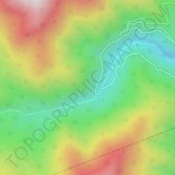 Mapa topográfico Sirnyup, altitud, relieve