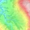 Mapa topográfico Ballaison, altitud, relieve