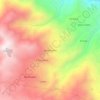 Mapa topográfico Lodon, altitud, relieve
