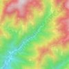 Mapa topográfico Valbona, altitud, relieve